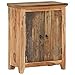 MOONAIRY Aparador, Aparadores para Salon, Aparador Entrada Recibidor, Aparador Cocina, Vitrinas para Salon, Muebles Auxiliares, de Madera de Acacia y Madera reciclada 60x33x75 cm