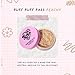KimChiChic Beauty Puff Puff Pass Set and Bake Setting Powder for Makeup, Extra Fluffy Loose Face Powder Poof, Soft Natural Face Makeup for Uneven Skin Tone, 04 Peachy