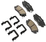 ACDelco Gold 17D1421CHF1 (19428009) Ceramic Front Disc Brake Pad Kit with Clips
