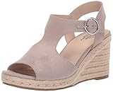 LifeStride Women's TYRA Wedge Sandal, Griege, 10 M US