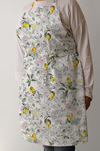 Castilla Textil Delantal de Tela Antimanchas Delantal de Cocina 72x83 cm Modelo Mariam Cover