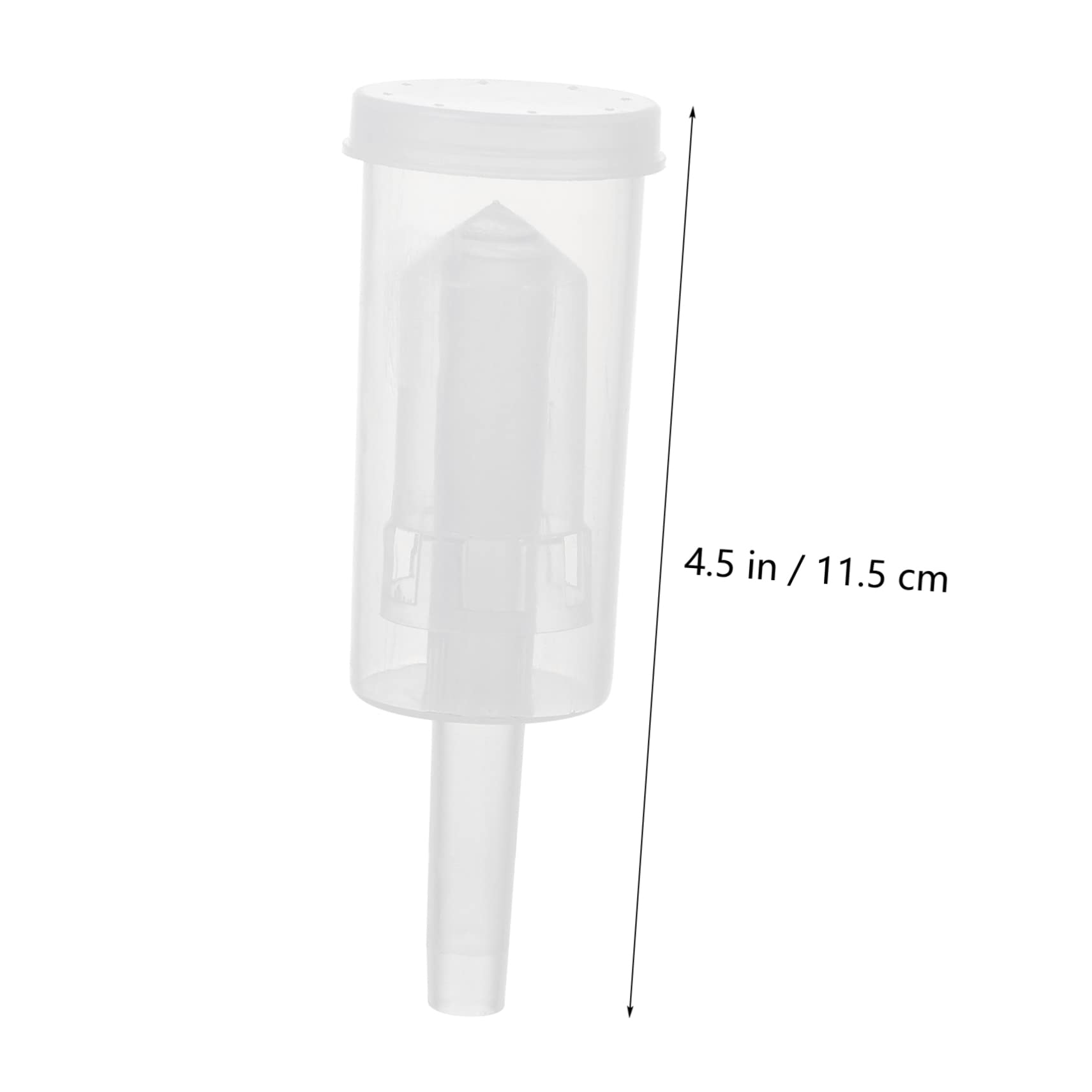 BRIGHTFUFU 2pcs for Brewed Wine One-way Plastic Valves Transparent Design Prevents Oxygen Carbon Dioxide Entry for Home Brewing Food Preservation