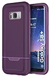ENCASED Rebel Case Compatible with Samsung Galaxy S8 Plus - Rebel Series Impact Armor Purple