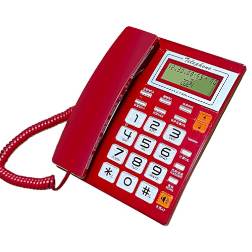 Téléphone fixe filaire à gros boutons : fini les erreurs de frappe sur votre bureau