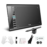 UGEE M708 Drawing Tablet,10x6in 3D Digital Graphics Tablet with 16384 Level Battery-free Tilt Pen,8 Hot Keys,Art Design Creation Tablet for PC with Windows 11/10/8/7,Mac OS 10.10 or above,Chromebook