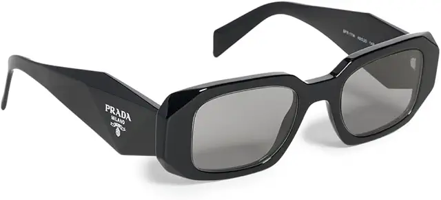 Prada PR 17WS Black/Silver Women's Sunglasses - Prada Glasses
