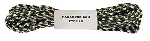 Image of 50ft 550 Cord Paracord Parachute Survival Cord (Mgreen Camo)