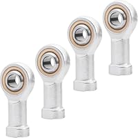 Innengewinde Gelenkkopf Gelenklager M10, Gelenkkopflager, Uniballgelenk Kugelgelenk, Innen Gewinde Rechtsgewinde zum Verschiedene Mechanische Geräte - 4 Stück