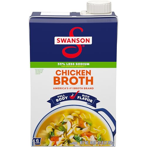 Swanson Natural Goodness Chicken Broth, 48 oz Carton