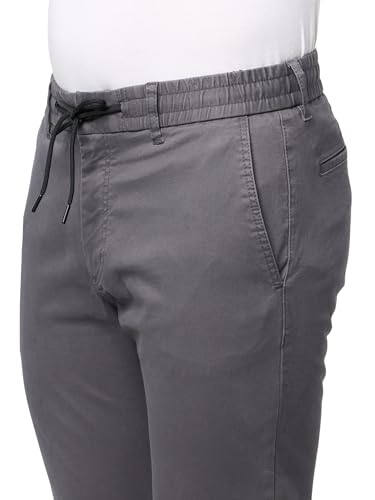 BOSS Techno Twill Tapered Chino Trousers,Mushroom Grey,32323