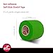 Cramer Eco-Flex Self-Stick Stretch Tape, Neon Green, 2