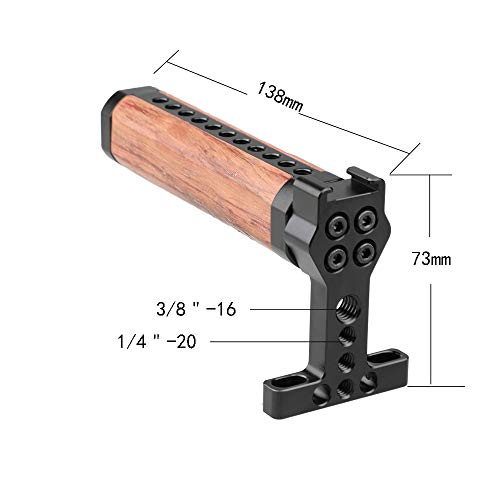 Image of CAMVATE Brazilian Wooden Top Handle Grip for Camera Cage - 1721