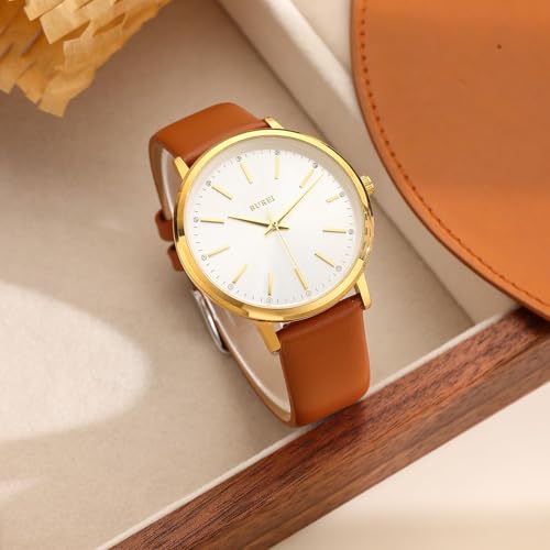 Elegant Women’s Minimalist Leather Quartz Watch – Waterproof Analog Timepiece for Everyday Style - Image 2