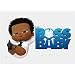 Vinyl Boss Baby Backdrop 7x5 African American Black Boy Birthday Photography Background for Party Photographic Studio Background for Baby Shower Decorations