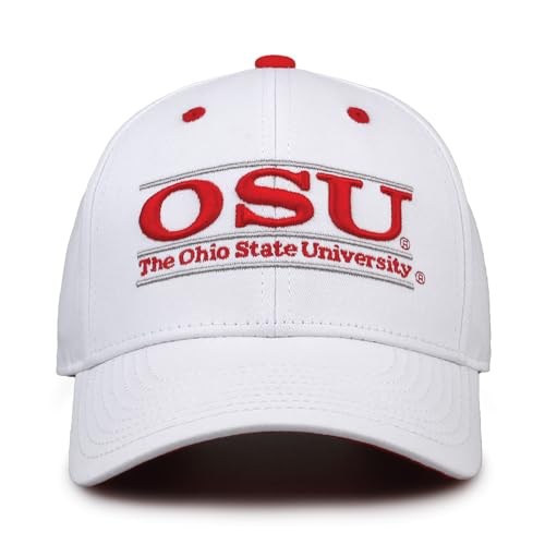 NCAA Ohio State Buckeyes Unisex NCAA The Game bar Design Hat White Adjustable