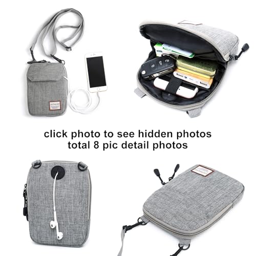 Image of SEAFEW Mini Crossbody Bag Shoulder Bag for Men, Small Messenger Satchel Bag for Women