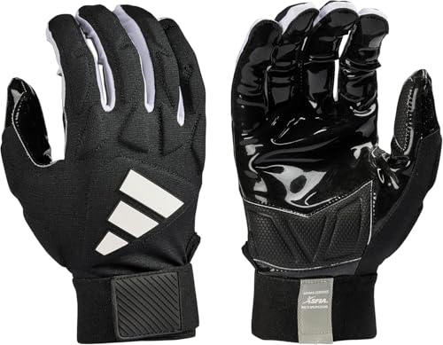 adidas Scorch Destroy 3 Full Finger Adult Linemans Glove Black/White 2XL