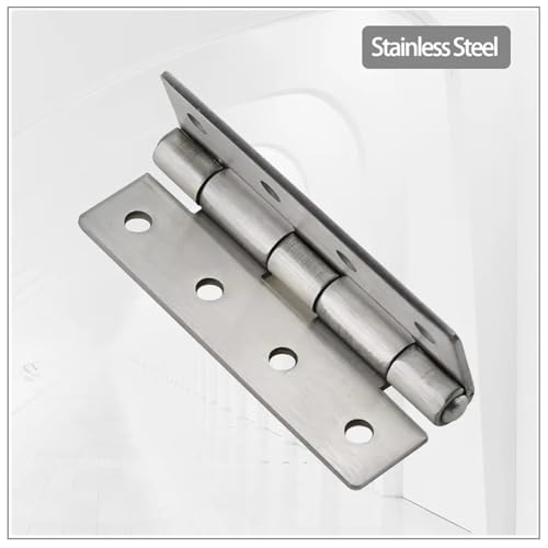 Charnière de porte polissage miroir robuste en acier inoxydable 304 - 3