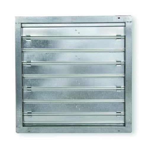 Dayton Mtrzd Damper, For Fan Dia. 36", 100-240V - 3C729
