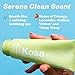 Kosas Chemistry Deodorant - Aluminium and Baking Soda Free + BO-Fighting AHA Serum that Exfoliates, Softens, and Nourishes the Skin, (Serene Clean)