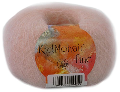 パピー キッドモヘア ファイン 毛糸 極細 4 ピンク 系 25g 約225m 10000009の商品画像（Amazon）