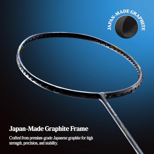 HUNDRED Store HUNDRED Energy Burst 18 Black/Blue 77g Badminton Racket - Image 3