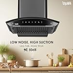 Uplift-60-cm-1350-m3hr-Baffle-Filter-Autoclean-Kitchen-Chimney-Titania-60-Wall-Mount-Curved-Glass-Motion-Sensor-Touch-Control-Black-Made-in-India