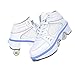 LEEFISH Patins A roulettes 4 Roues Patins A roulettes Reglables Roller Shoes Casual Sneakers Adapté pour Les Débutants Adultes Et Enfants,36