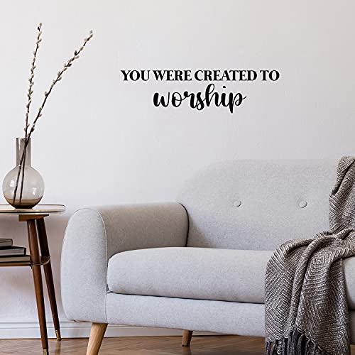 Vinilo decorativo con frase para pared 7 x 26 pulgadas