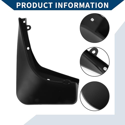 Image of Mud Flaps Splash Guards W /Mount Accessories for Mercedes-Benz GLA 220 /200 (without Pedal) 2014-2019 Front and Rear Mud Guards 1 Set