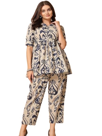 100% PURE COTTON PRINTED COORD SET FOR WOMEN AND GIRLS-image-40