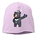 Produktbild Dutars Bandabi Pyeongchang 2018 Winter Olympics Maskottchen Zopfstrick Skull Caps dick weich & warm Winter Beanie Mütze für Damen & Herren Baumwolle Mütze Unisex Gr. Einheitsgröße, Rose