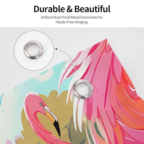 Drapeau flamant rose robuste avec impression HD anti-UV - 3