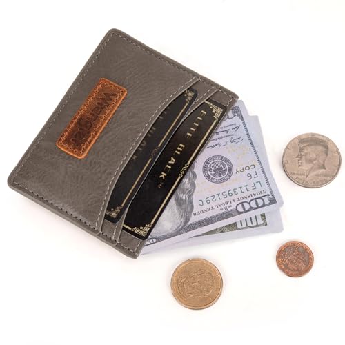Image of Montana West X Wrangler Slim ID Card Holder for Women Minimalist Credit Card Holder for Women Rfid Blocking Thin Small Wallets for Women