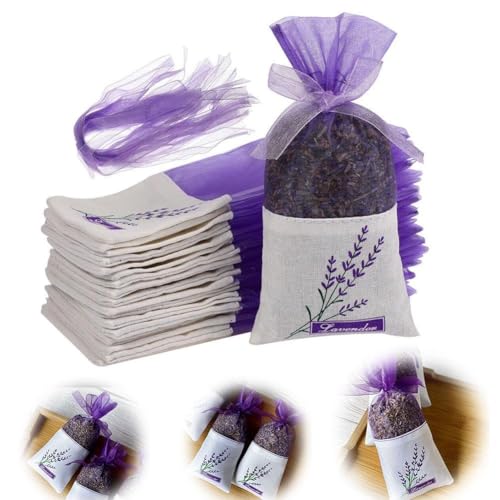 Bolsas pequeñas de lavanda de gama alta, bolsa de lavanda vintage, bolsa portátil con estampado de flores, bolsa seca, fragancia de flores hermosas