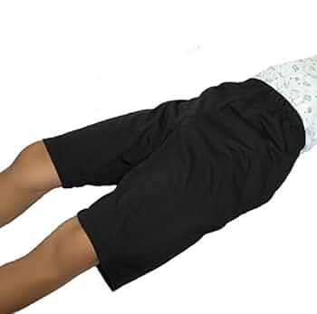 おねしょガードズボン（長ズボン）2着セット　おねしょバイバイ.com 裾短めSサイズ 股下63cmです】吸水＋防水 おねしょガード