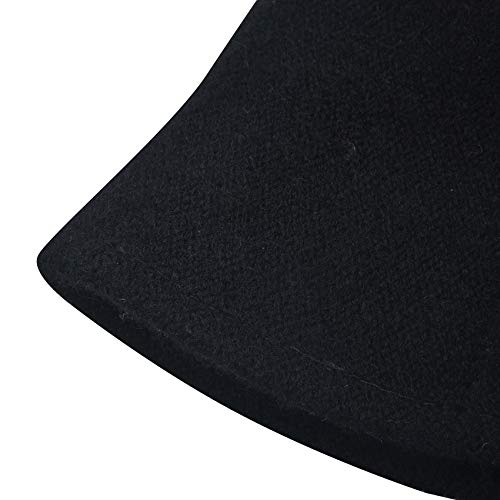 Zlyc Womens Winter Wool Bucket Hats Warm Solid Fedora thumb #6