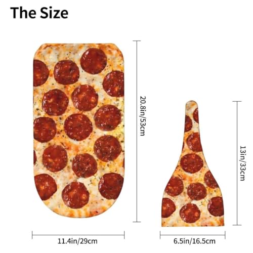 Image of Burrito Pizzas Newborn Swaddling Blanket Beanie Hat Sets Soft Baby Receiving Funny Food Blanket Soft Sleeping Bag New Born Soft Sleep Sacks for Boys Girls
