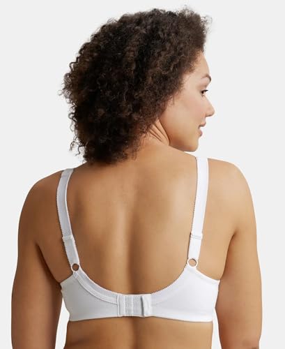 Image of Jockey ES24 Plus Size Bra | Wirefree | Non Padded | Full Coverage with Plush Lining Cup| Super Combed Cotton Elastane Fabric