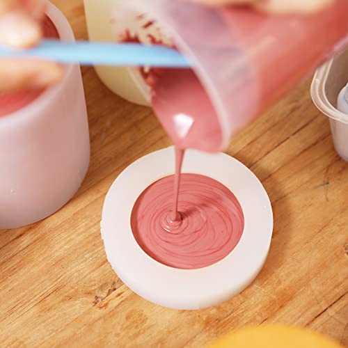 Boowan Nicole Christmas Eve Concrete Candle Jar Lid Mold, Diy Cement Silicone Mould For Succulent Storage Pots Lid, Pen Holder Home Decor #TOP4