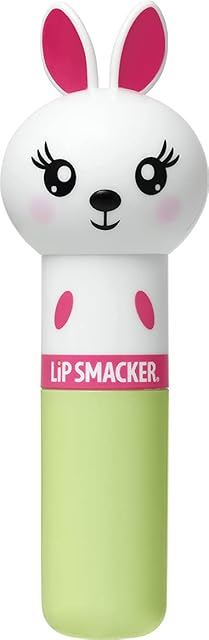 Lip Smacker - Lippy Pals Collection - Bunny Lip Balm for Kids - Hoppy Carrot Cake Flavour - Sweet Gift for your Friends with Animal Figures - Bunny Single Blister Pack