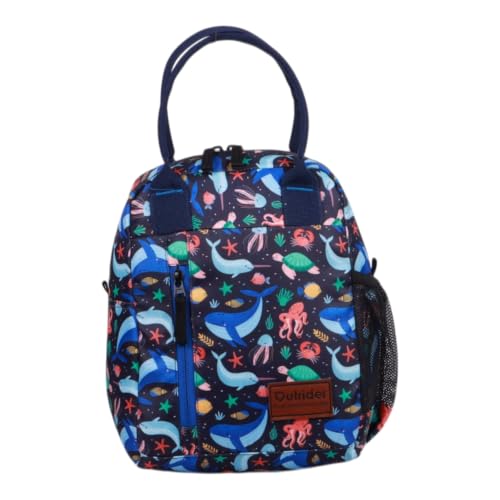Image of Outrider Polyester Jumbo Lunch Bag,Lunch Bag for Office Men, Women and Kids, Quality Tiffin Bag for School, Picnic, Work, Carry Bag for Lunch Box, 12 litres,