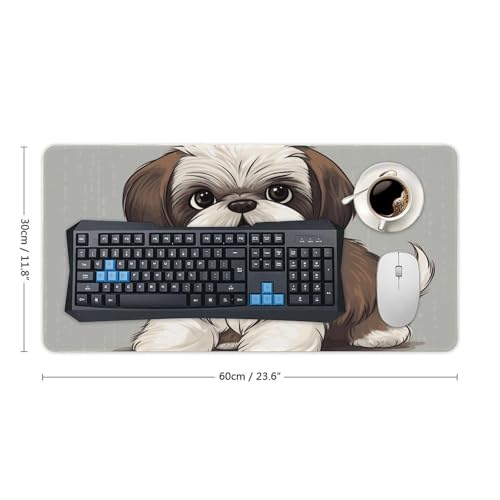 Protector de escritorio Shih Tzu grande con base antideslizante miniatura 2