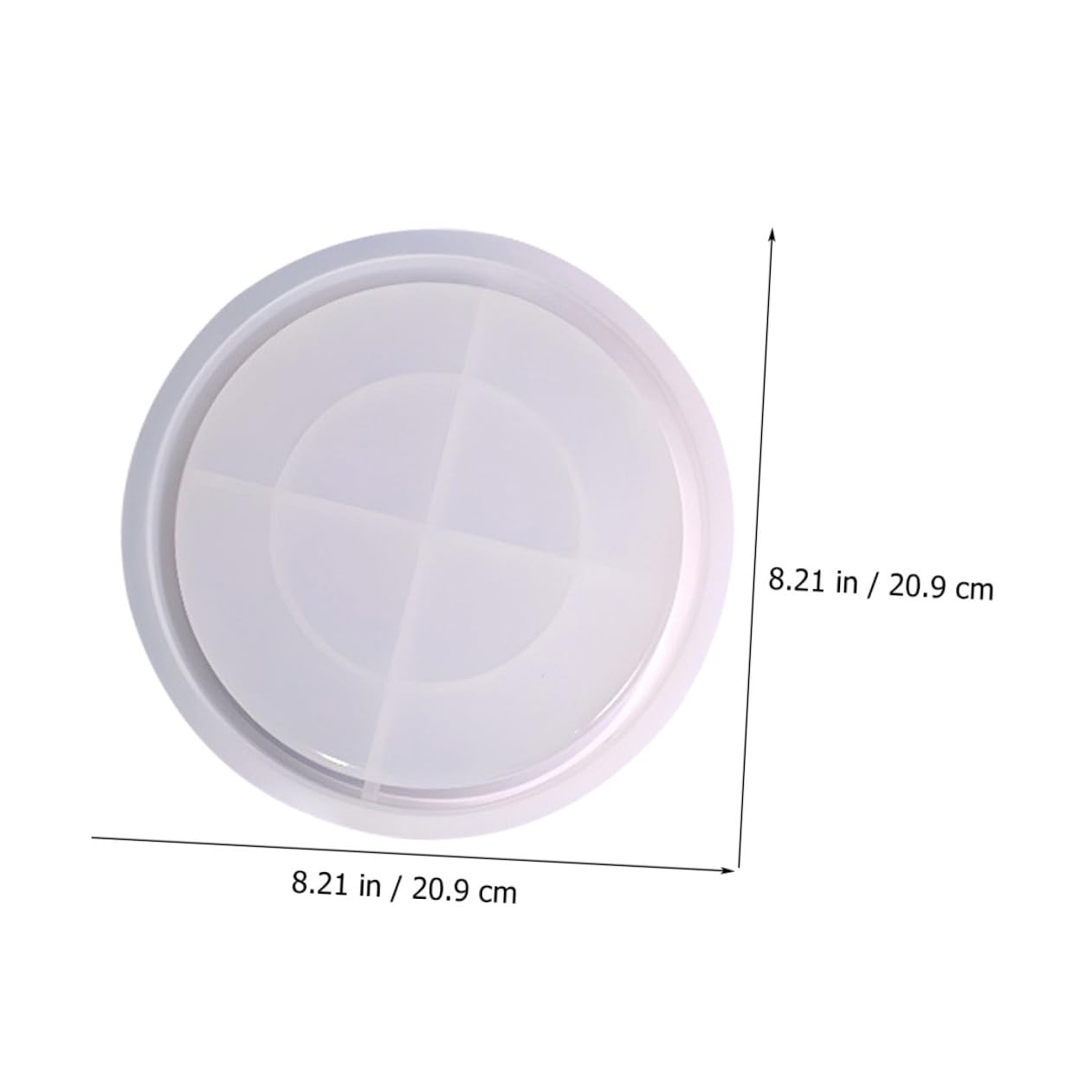 Molde de Silicona Lavable y Suave para Cubo de Almacenamiento Asa Forma Redonda Adecuado para Manualidades DIY y Resina Epoxi para Proyectos Creativos