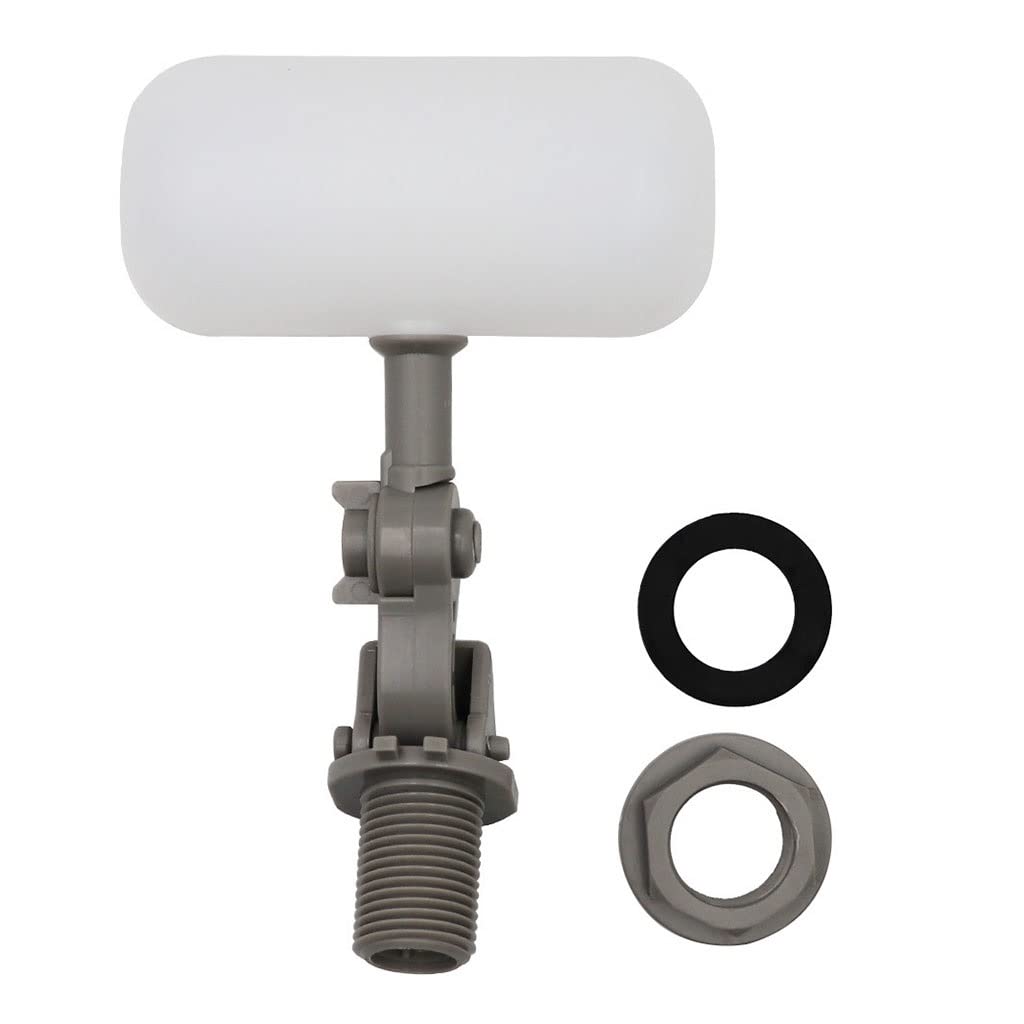 Vividcrate One Color 1/2 Inch Water Tank Float Ball Valve - Automatic Shut Off Fill Valve For Humidifier & Water Level Control
