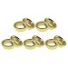 KAISH 10pcs American Fine Knurled Deep Nut Guitar Toggle Switch Nut Deep Nut for Les Pauls with Switchcraft Switches Gold