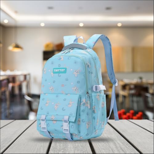 Image of Tinytot 30 Litre Japanese Korean Style School Bag Water-Resistant Laptop & Travel Backpack - Unisex Large 18 Inches Multipurpose Student Backpack for Boys & Girls, Men & Women