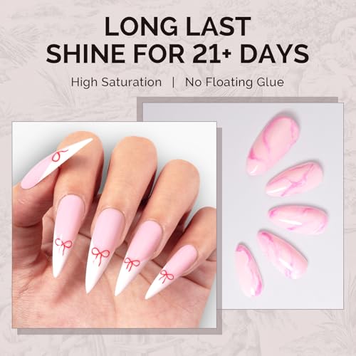 Image of MelodySusie 0.5fl oz Nude Pink Gel Nail Polish, Nails Soak Off UV LED Bubblegum Pink Gel Polish Gift for Women Nail Art Manicure Salon DIY Nail Design Decoration at Home-A2603