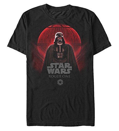 Star Wars Rogue Vader Death Star Adult T-Shirt - Black (Large)