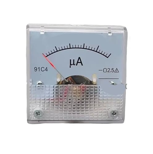 Ampèremètre 91C4-UA cadran de mesure analogique 300uA carré 45mm